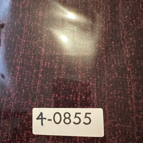 Matty M Chenille Ribbed Cardigan Sz Small Burgundy Red Boho Lounge Chunky EUC - Picture 10 of 10